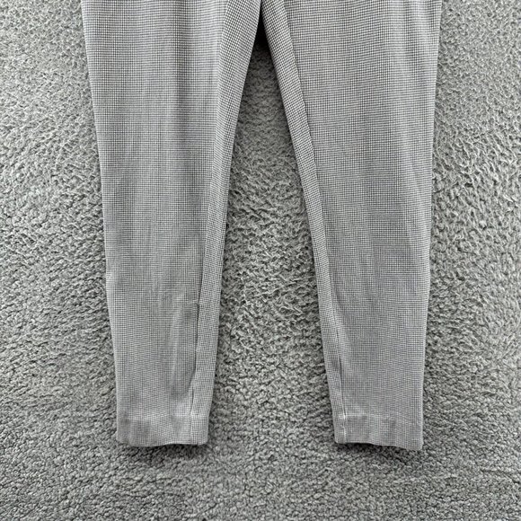 LOFT Pants Women's 0 Gray Stretch Hounds Tooth Ankle Zip Casual Pants Ladies 0 - Picture 3 of 14